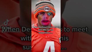 Deshaun Watson on his NFL suspension #nfl #deshaunwatson #browns