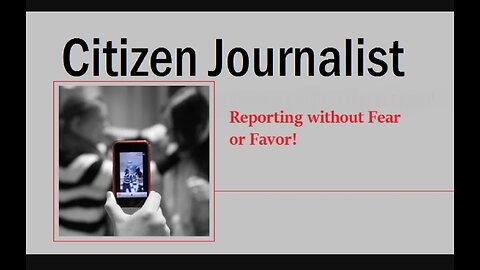 SILENCING CITIZEN JOURNALISTS