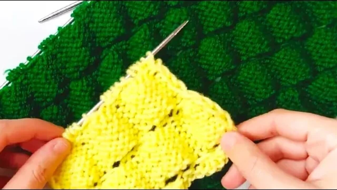 🧶Amazing Bobbles knitting stitch