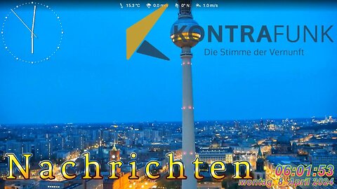 Kontrafunk Nachrichten Radio 08.April 2024 - 06:00 Uhr #news, #FreeAssange, #ampelruecktritt