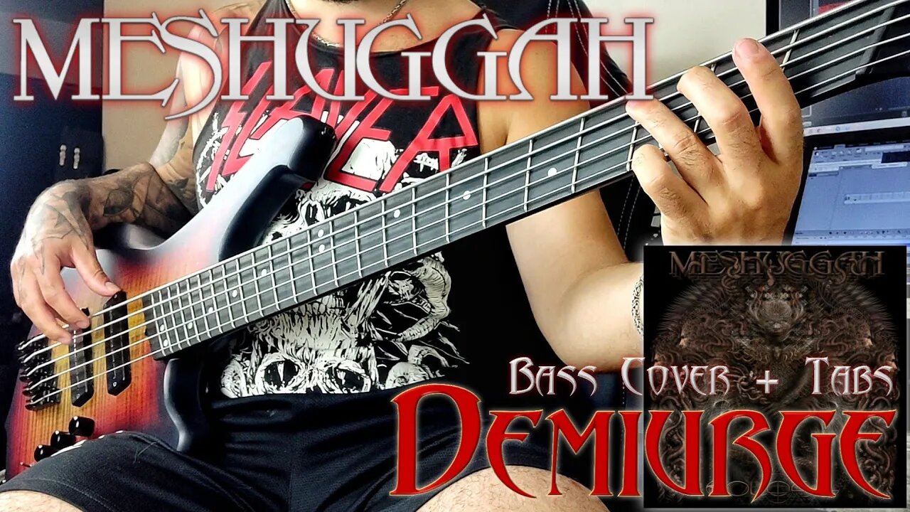 MESHUGGAH - Demiurge (Bass Cover + Tabs)