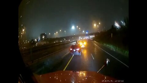 Close Call On Highway 401