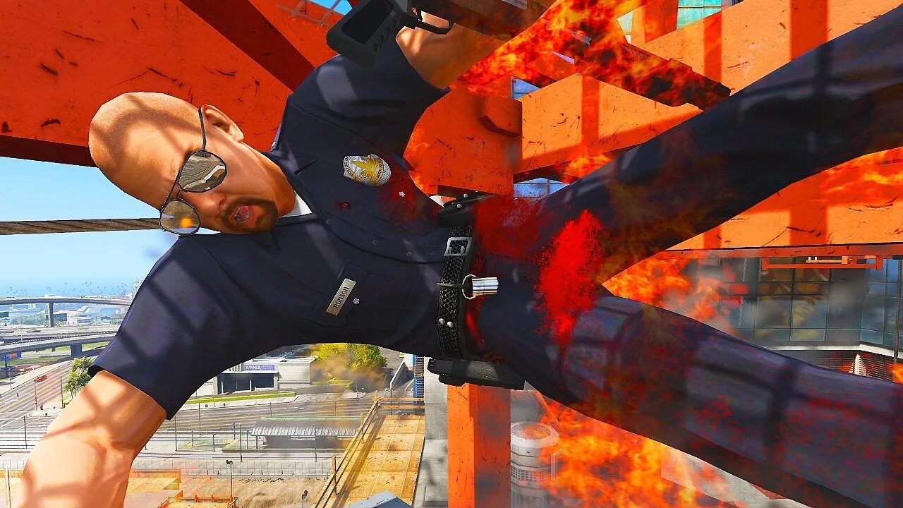 FunnyBrutal Ragdoll Physics Compilation #9 GTA 5