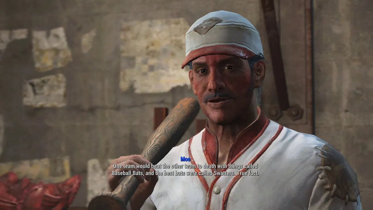 Fallout 4 (XB1) Explains Baseball... sort of...