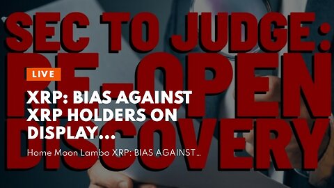 XRP: BIAS AGAINST XRP HOLDERS ON DISPLAY (Blockchain Association & Exec. Director Kristin Smith...