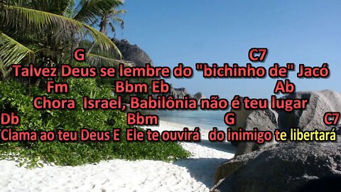 sergio lopes lamento de israel chora israel karaoke playback 2