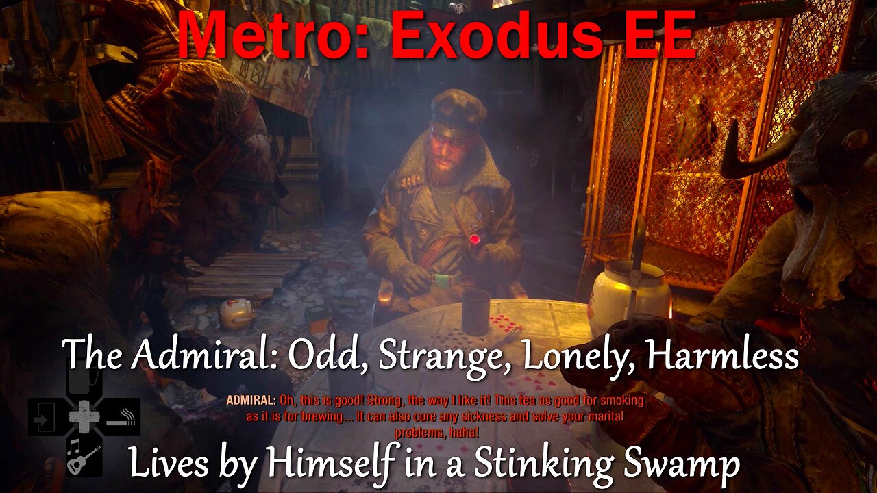Metro: Exodus EE- No Commentary- Main Quests- The Taiga- Meeting the Admiral, who is a Bit Weird