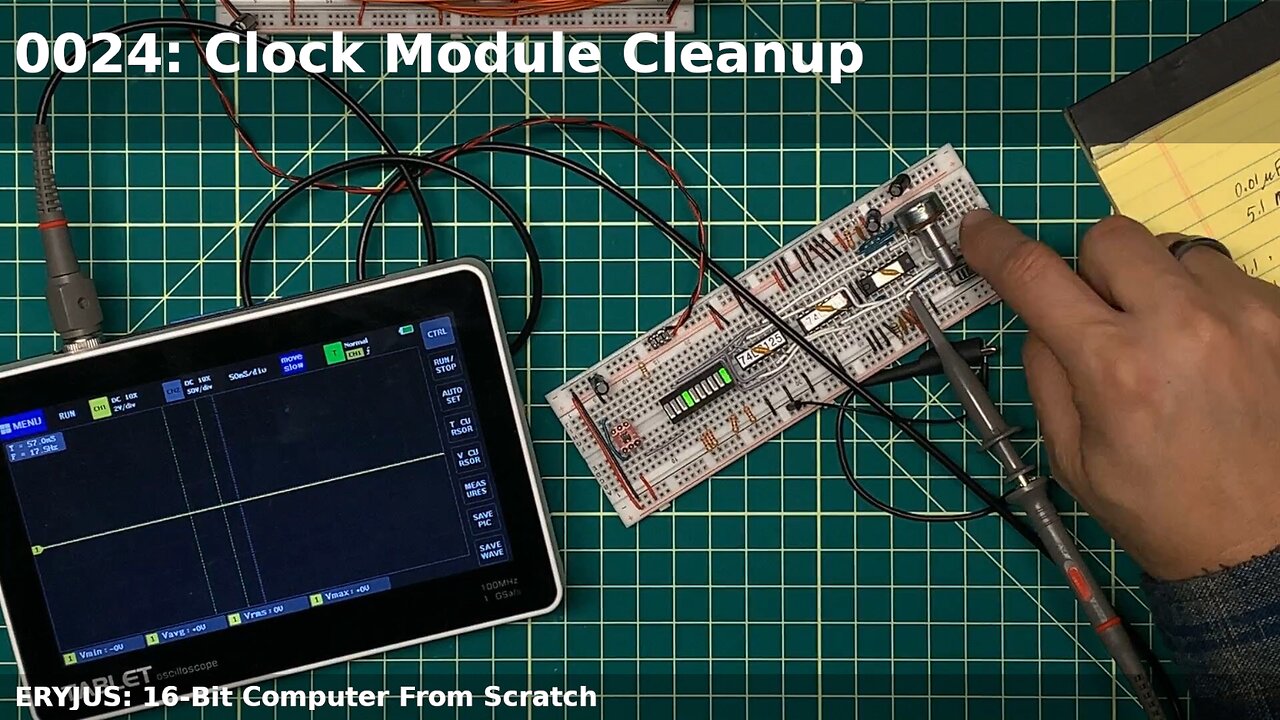 0024: Clock Module Cleanup | 16-Bit Computer From Scratch