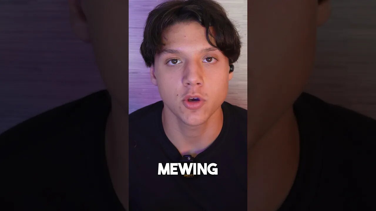 How to ACTUALLY Mew #mewing #jawline