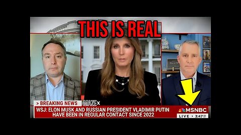 MSNBC Is Now Peddling THIS INSANITY "Elon Musk is a Russian Agent" He's Giving Putin "State Secrets"