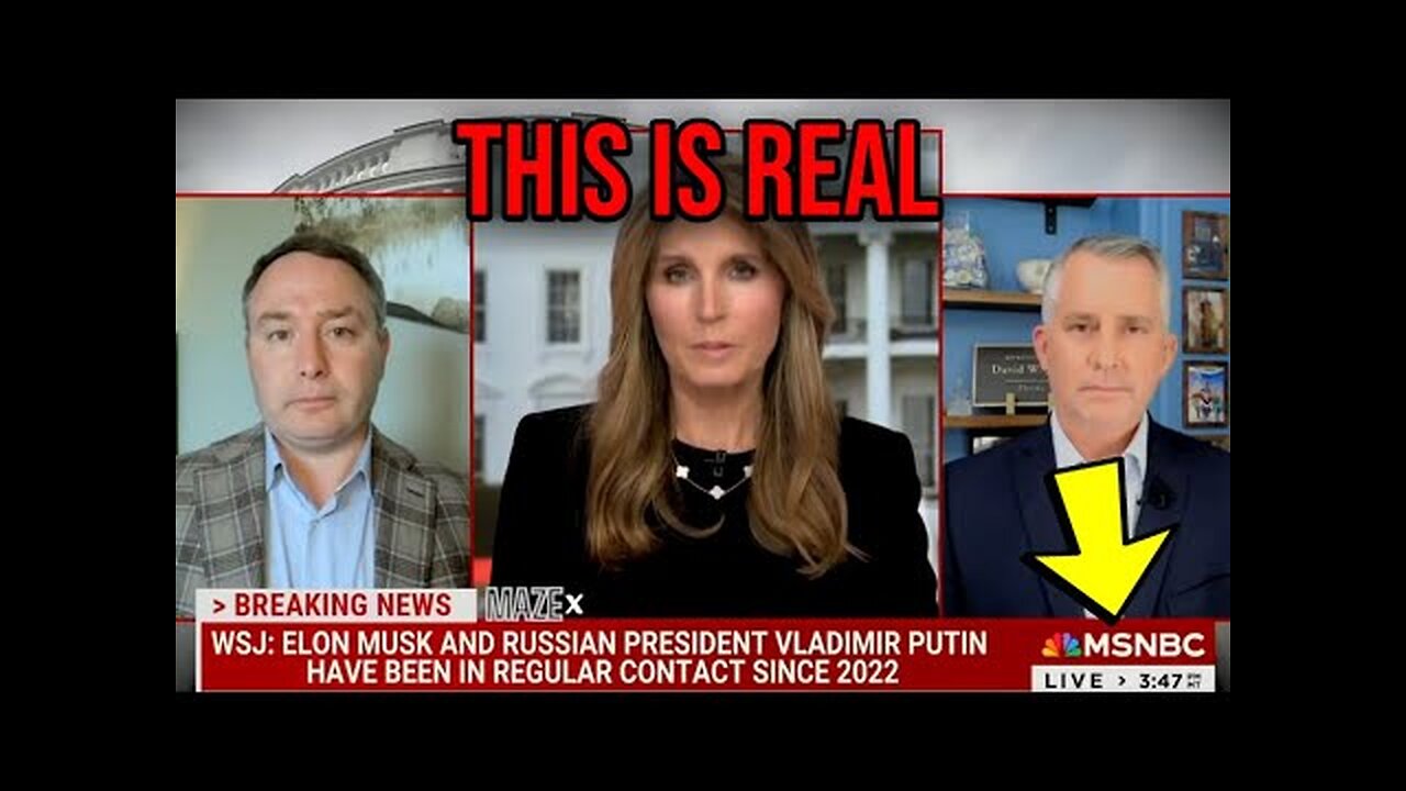 MSNBC Is Now Peddling THIS INSANITY "Elon Musk is a Russian Agent" He's Giving Putin "State Secrets"