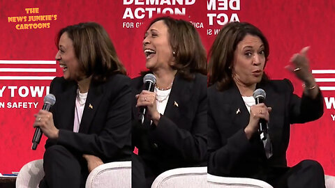 Kamala Cackling Gun Control Clown Show.