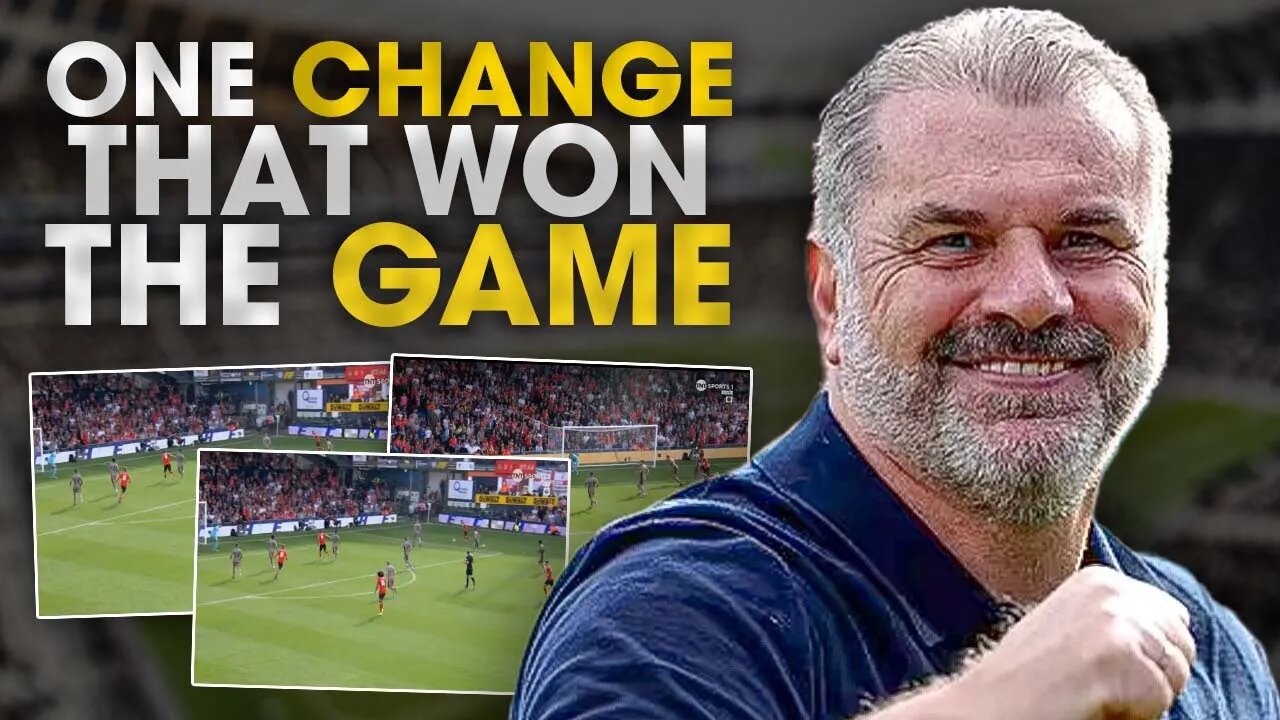 The One Tactical Change Ange Made To Beat Luton!