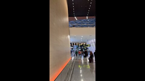 Waterfall Inside Doha Airport