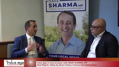 Indus Age in Conversation with DAVE SHARMA MPHost Rajesh, Video by Varun Tiwari, Camera Kamaldeep K