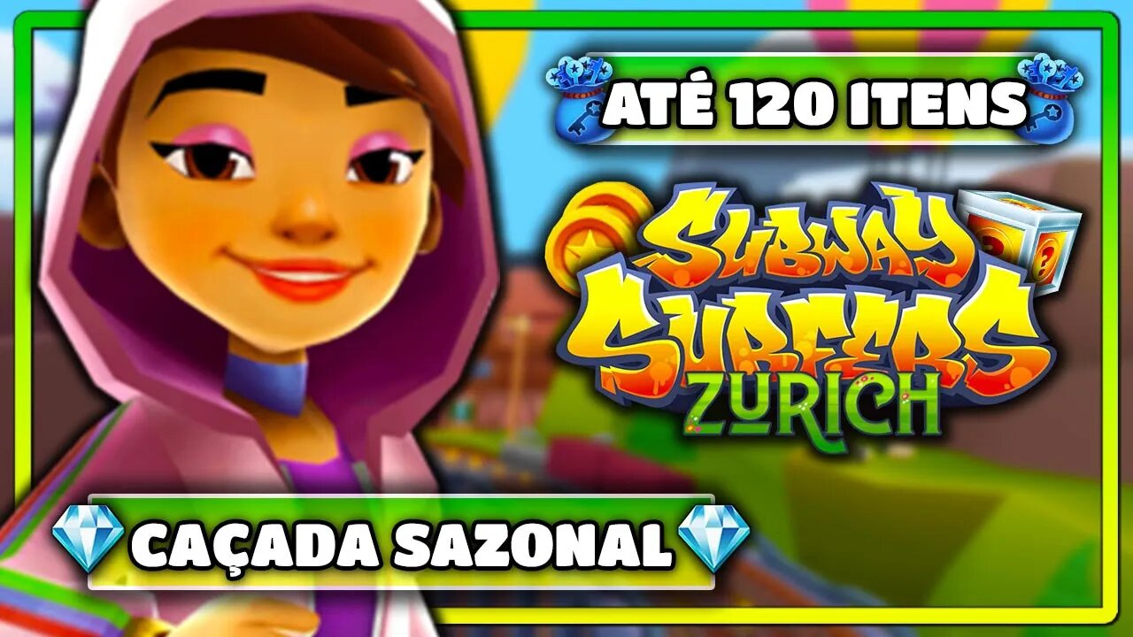 Subway Surfers Zurich 2020 | Caçada Sazonal até 120 Itens