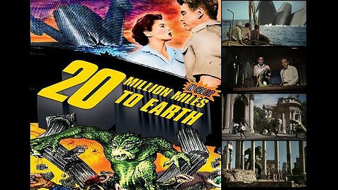 20 MILLION MILES TO EARTH 1957 in COLOR Spaceship to Venus Returns with Lizard Creature FULL MOVIE