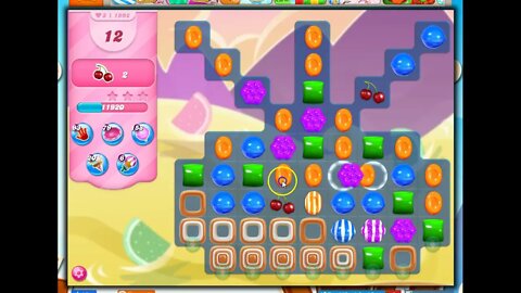 Candy Crush Level 1992 Talkthrough, 22 Moves 0 Boosters