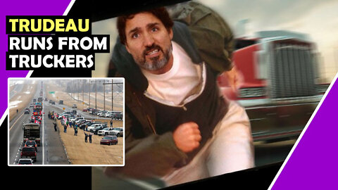 TRUDEAU Runs From 100,0000 Trucker Convoy #CANADA / Hugo Talks #lockdown