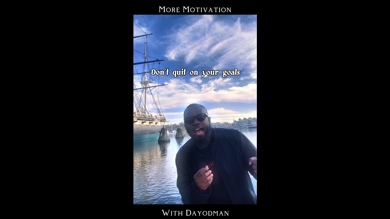 Don’t Quit On Your Goals #dayodman #motivation #neverletgo #holdingon #eeyayyahh