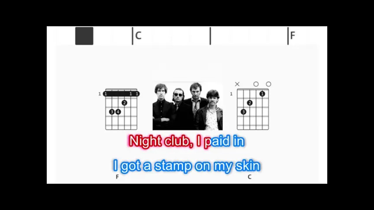 Dr Feelgood - Milk And Alcohol - (Chords & Lyrics like a Karaoke)