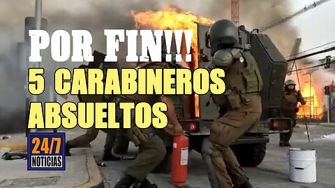 5 Carabineros absueltos gracias a Ley Nain-Retamal