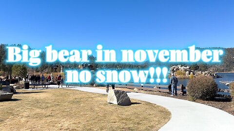 Big bear on November