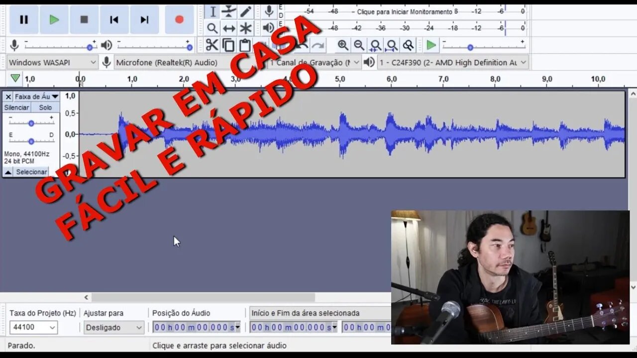 Como gravar áudio de forma simples e rápida