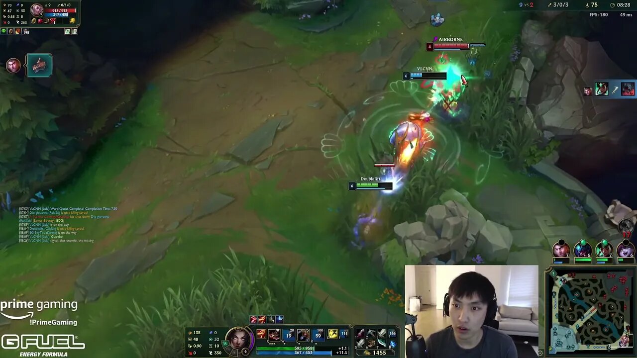 Doublelift's Caitlyn Mechanics are something else