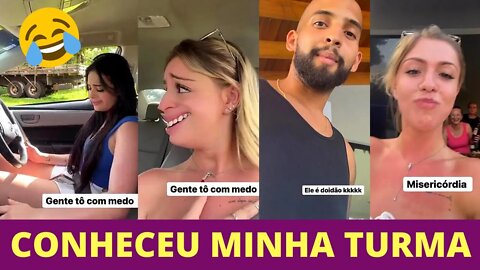 TALITA E ROL0N SE ENCONTRAM COM OS PARENTES E TRETA ENTRE ELES