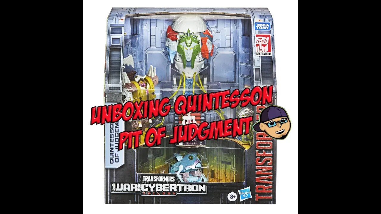 Transformers Quintesson Pit of Judgment War for Cybertron Trilogy Hasbro/ Takara Tomy Unboxing