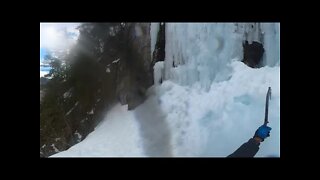 Ice Climbing 360 video