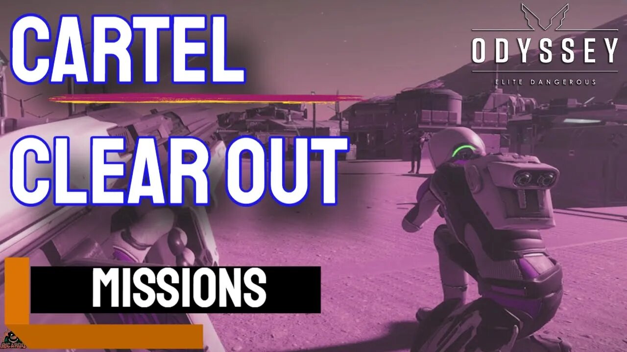 Take out cartel Members Ground Mission // Elite Dangerous Odyssey