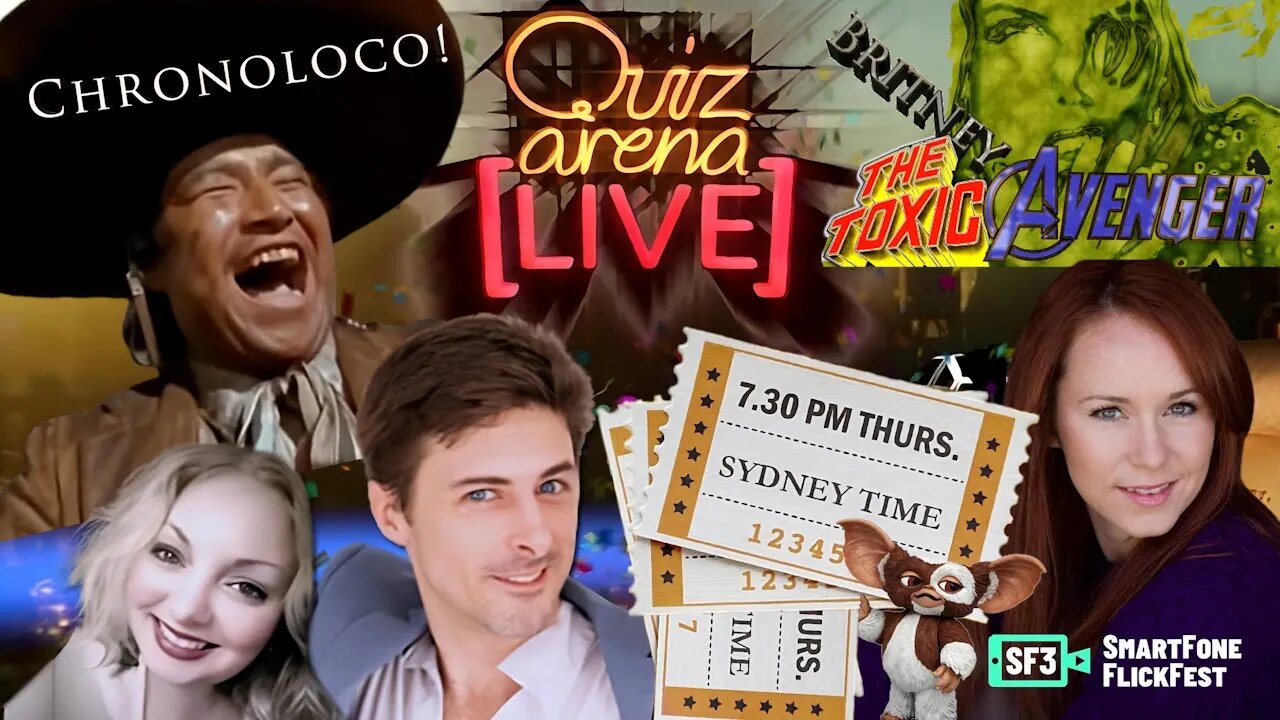 QUIZarenaLIVE 79 Interactive Movie Trivia Livestream