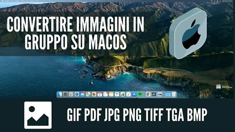 Convertire gruppo di immagini su Mac