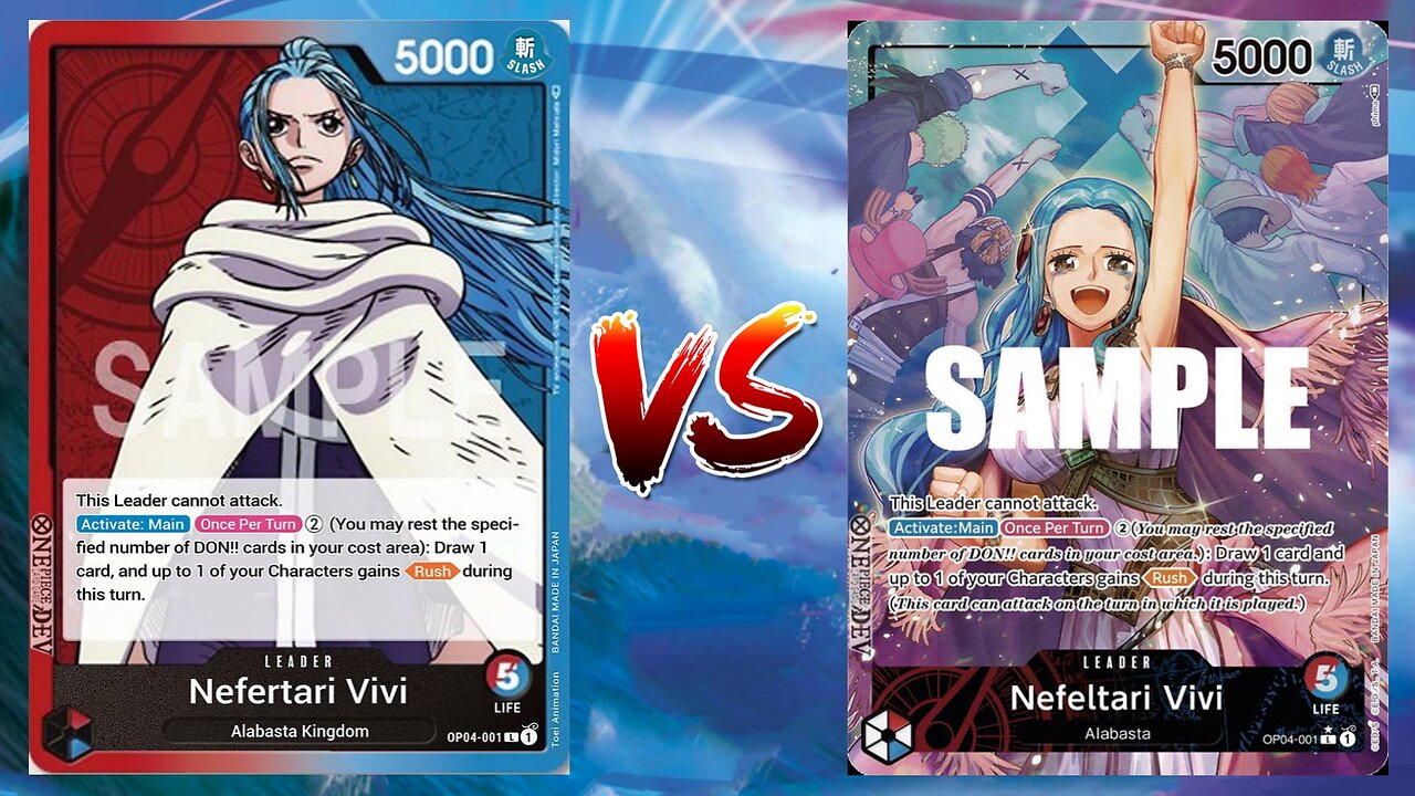 One Piece TCG Nefertari Vivi VS Vivi!!