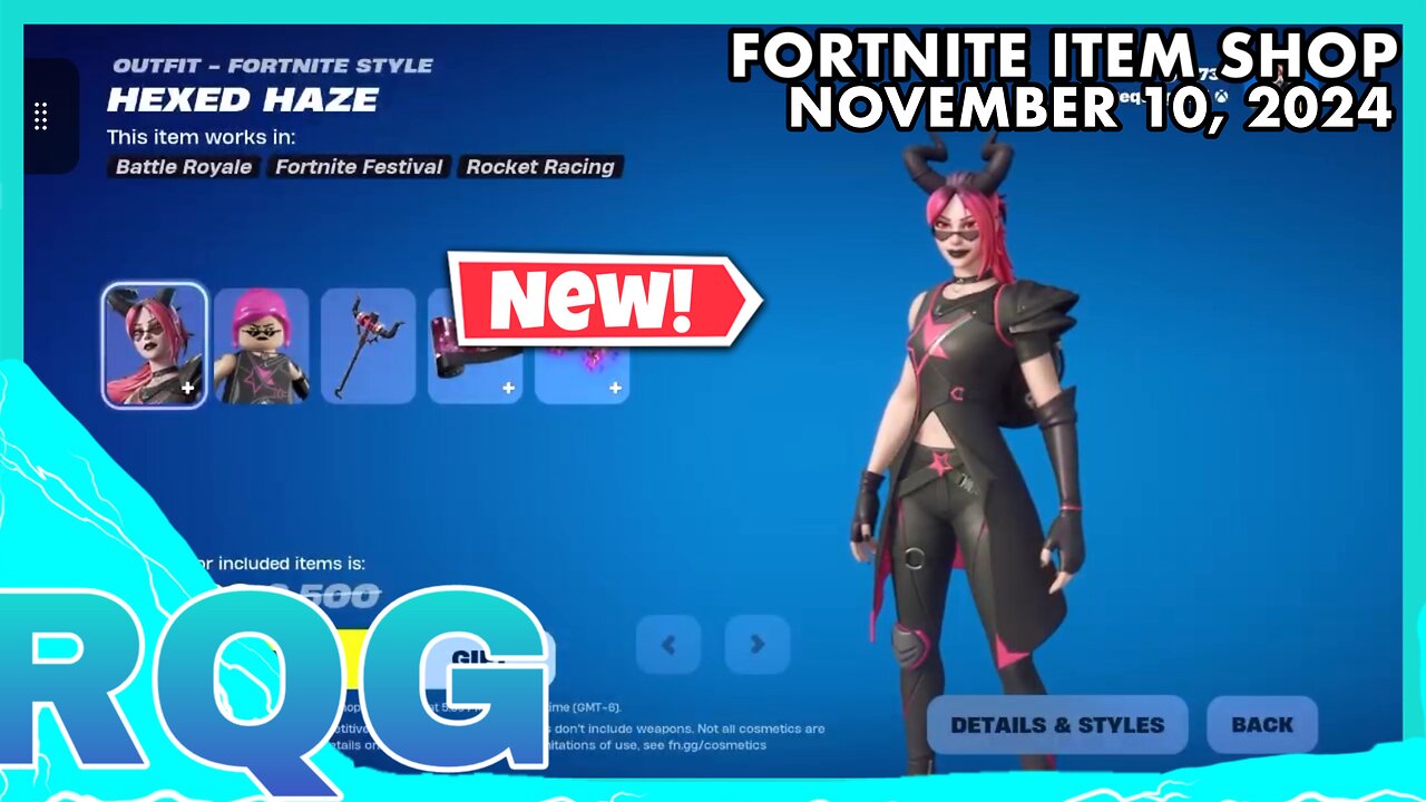 “NEW” HEXED HAZE IS HERE! FORTNITE ITEM SHOP (November 10, 2024)