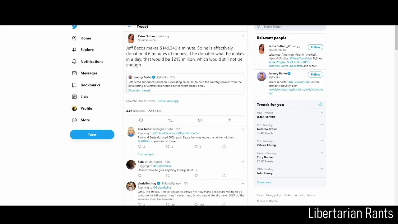 People are "Donation Shaming" Amazon for Not Donating Enough.