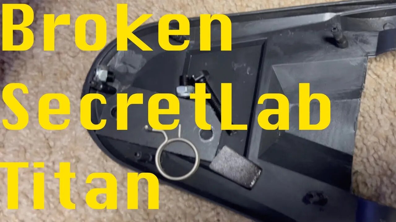 My SecretLabs Titan Broke =(