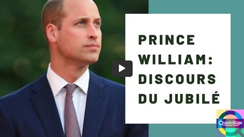 Prince Williamdiscours du jubilé