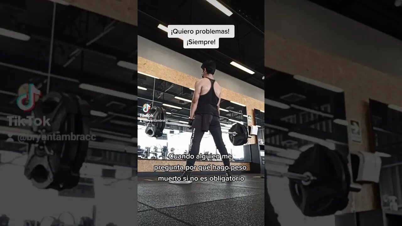 Cuando me Preguntan Por Qué Hago Peso Muerto si No es Obligatorio 🥱