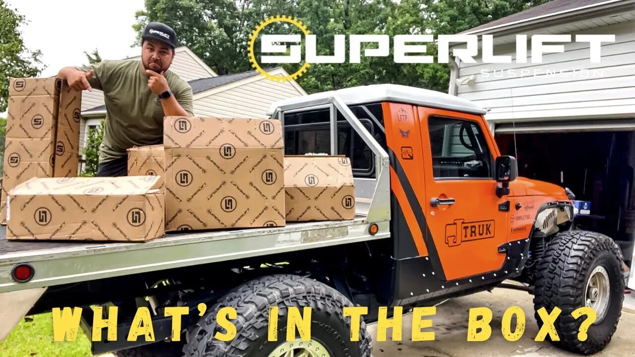 What’s in the box(s)!? Full Superlift suspension for my Jeep JKU