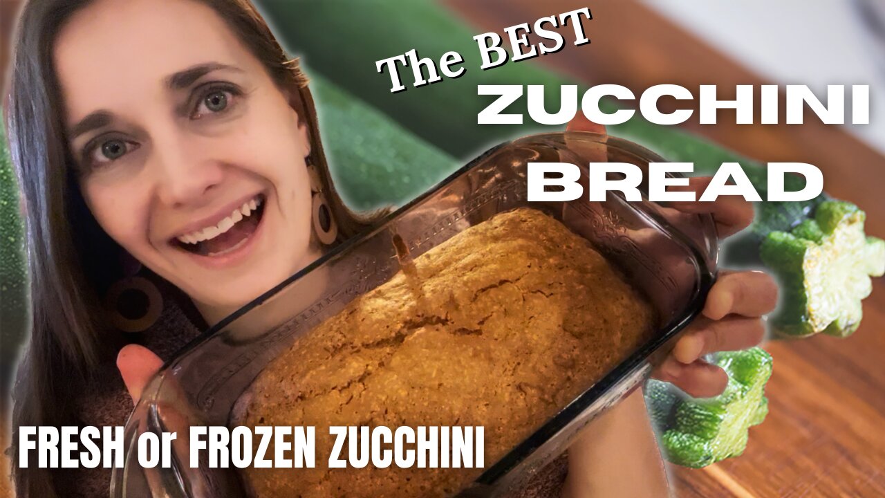 My FAVORITE Way to Use Zucchini | Zucchini Bread Recipe