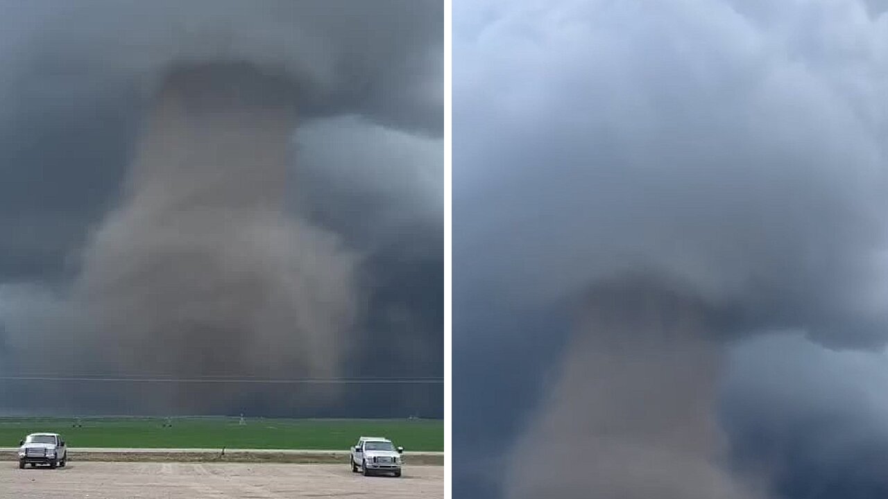 Massive Tornado Formation Caught On Camera Near Hermosillo Coast