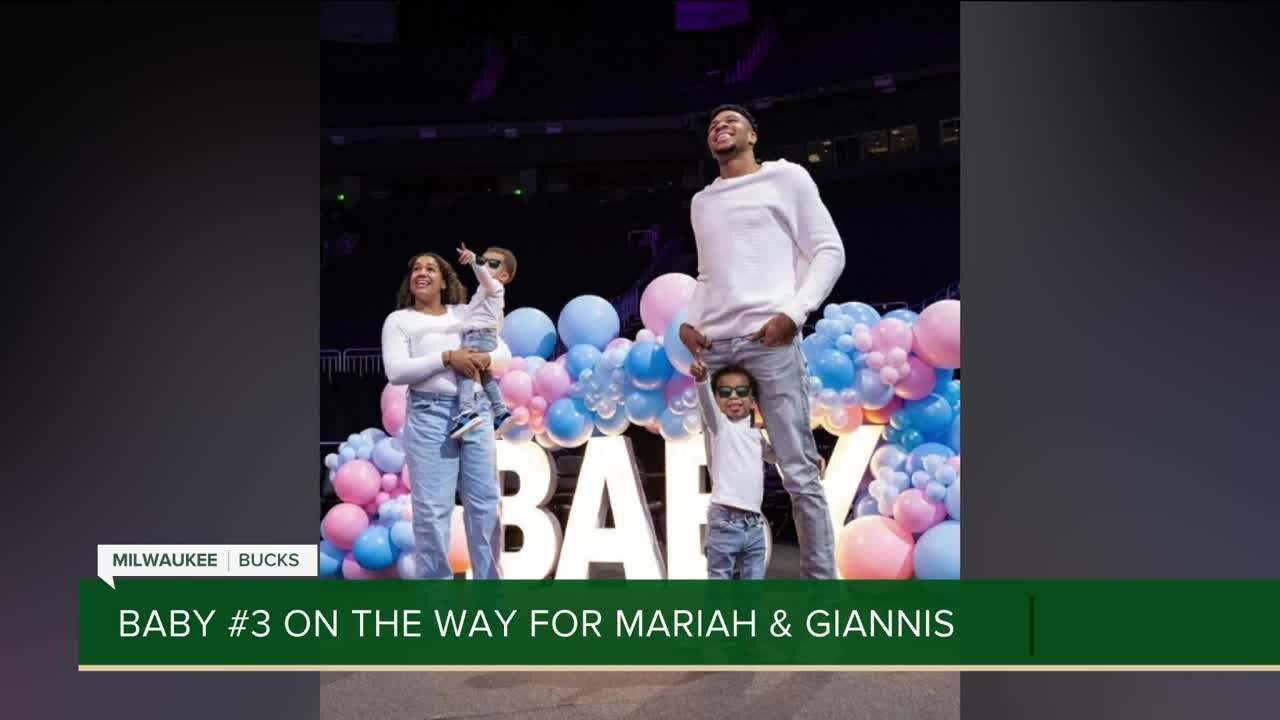 Baby number 3 on the way for Giannis and Mariah