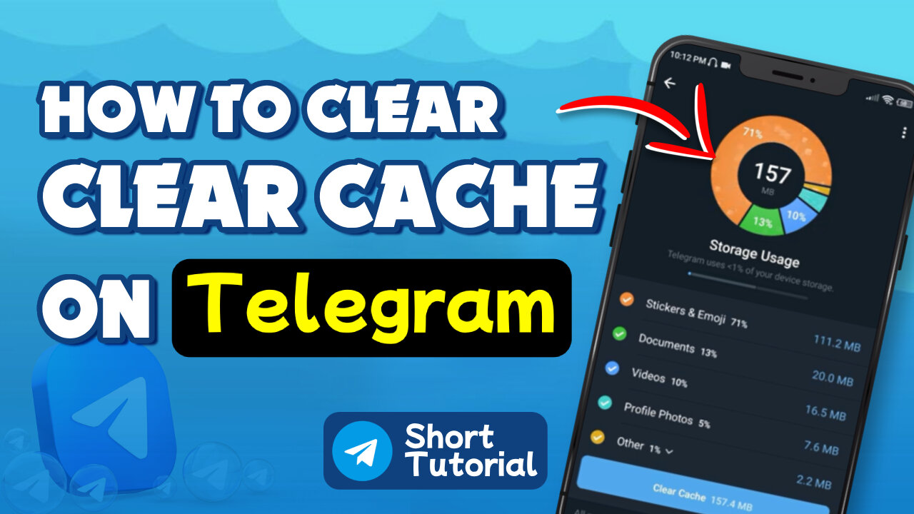 How to clear cache on telegram