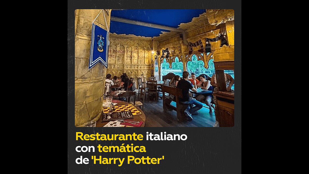 Restaurante con temática de ‘Harry Potter’ causa sensación en las redes