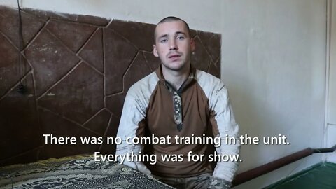 Captured Ukrainian Soldier Testimony: "Command Sends Conscripts To The Front Without Training"