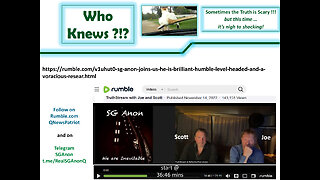 " Earth is Not A Sphere " SGAnon said in interview with TruthStream Joe and Scott