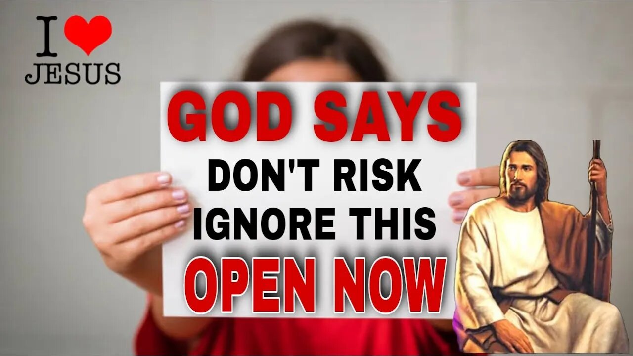 God Says: This Message Has Been Trying To Reach You